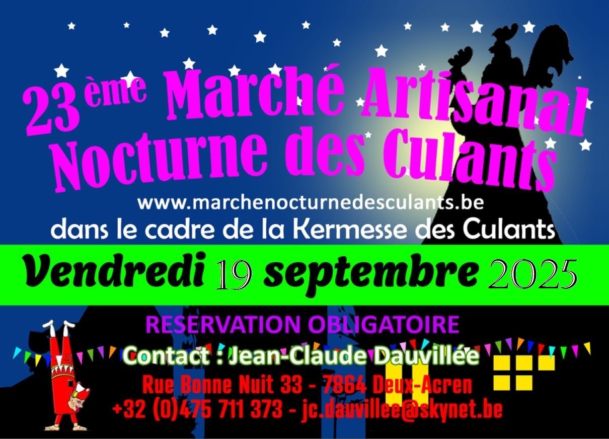 Marché nocturne artisanal